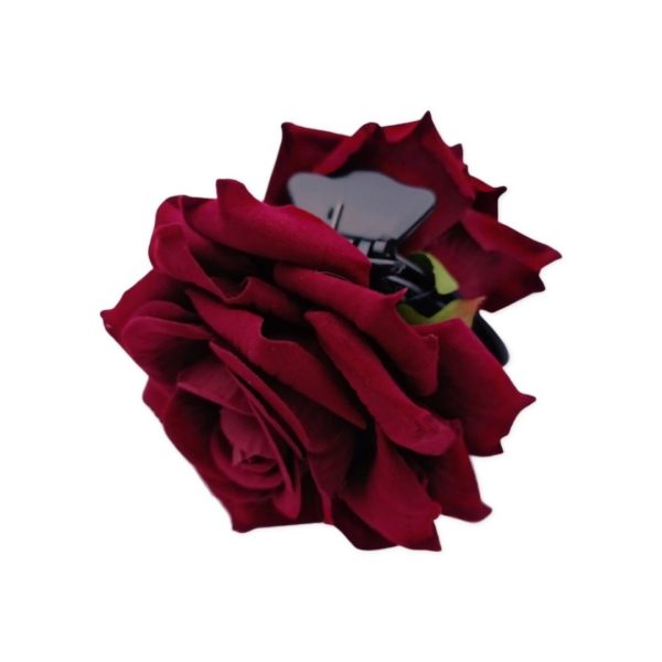maria korinthiou collection Dark Red Rose Clammer